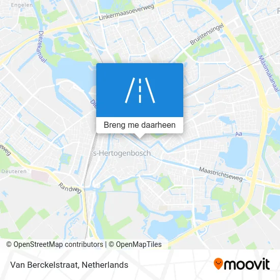 Van Berckelstraat kaart