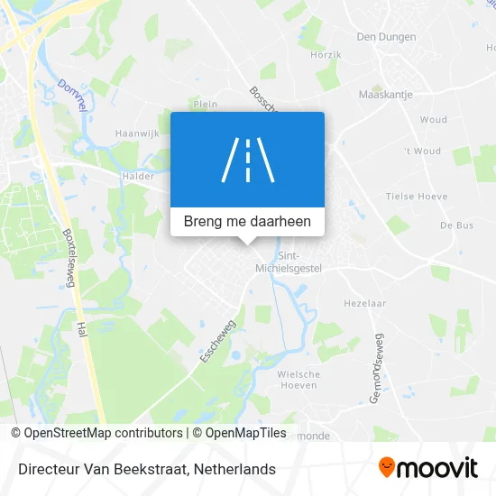 Directeur Van Beekstraat kaart