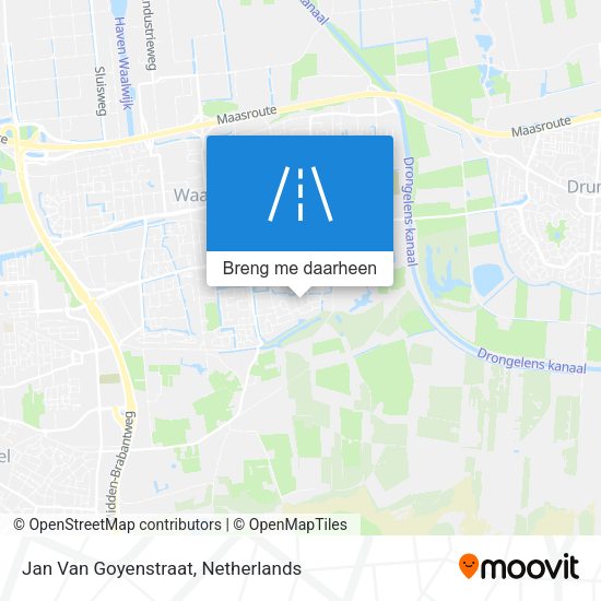 Jan Van Goyenstraat kaart