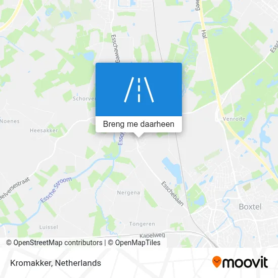 Kromakker kaart
