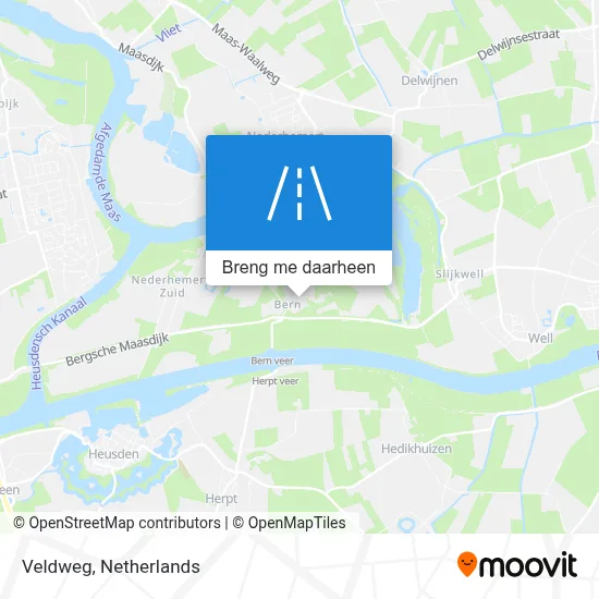 Veldweg kaart