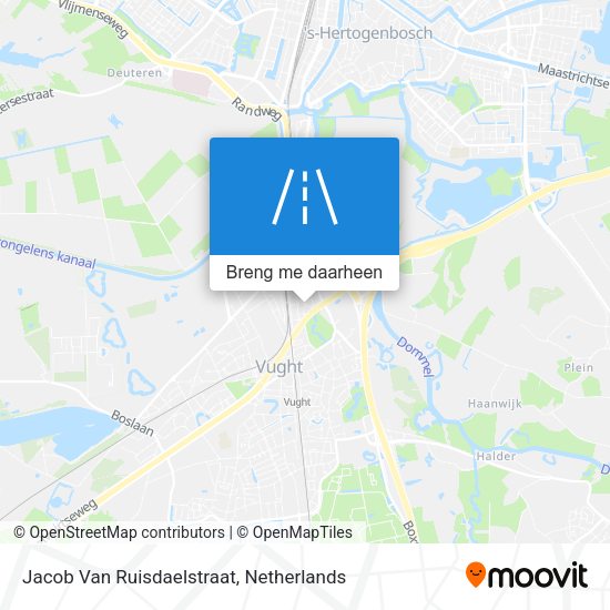 Jacob Van Ruisdaelstraat kaart