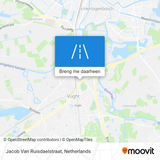 Jacob Van Ruisdaelstraat kaart