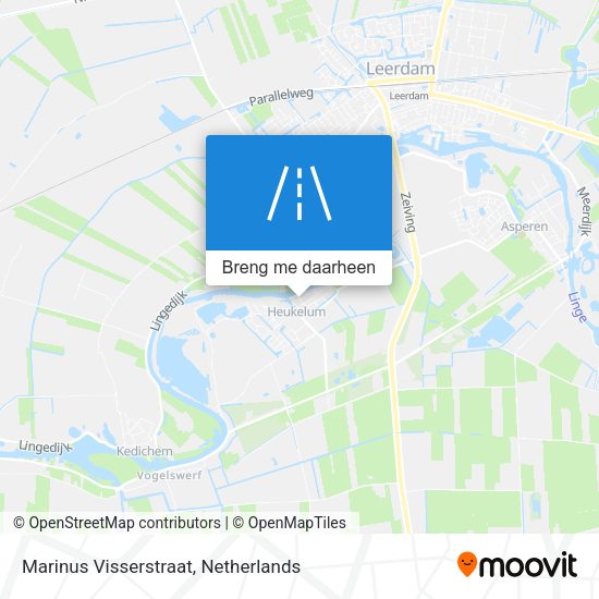 Marinus Visserstraat kaart