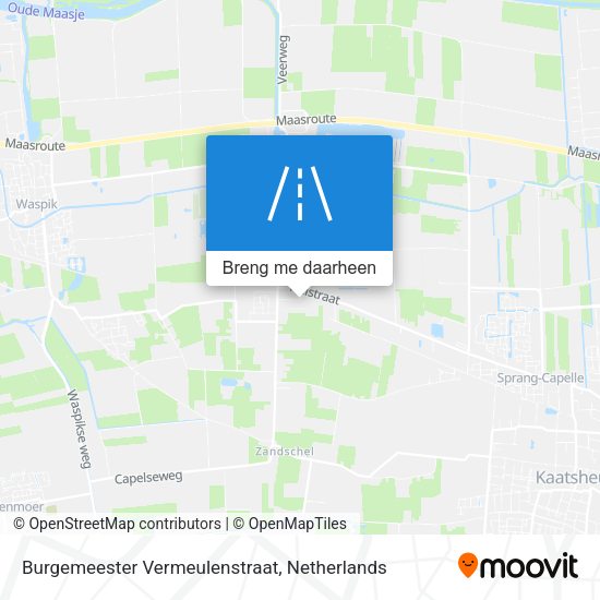 Burgemeester Vermeulenstraat kaart