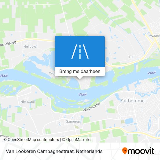 Van Lookeren Campagnestraat kaart