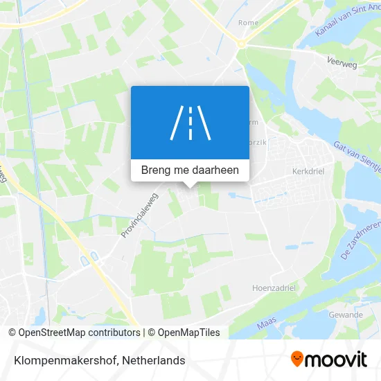 Klompenmakershof kaart