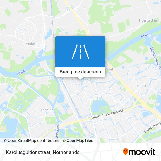 Karolusguldenstraat kaart