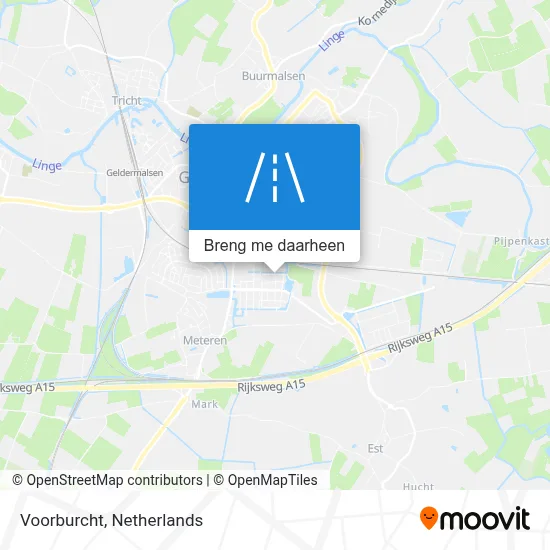 Voorburcht kaart