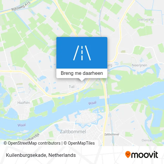 Kuilenburgsekade kaart