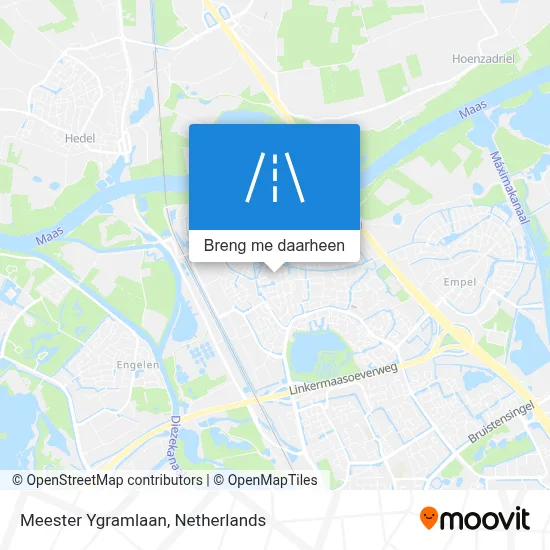 Meester Ygramlaan kaart