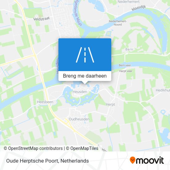 Oude Herptsche Poort kaart