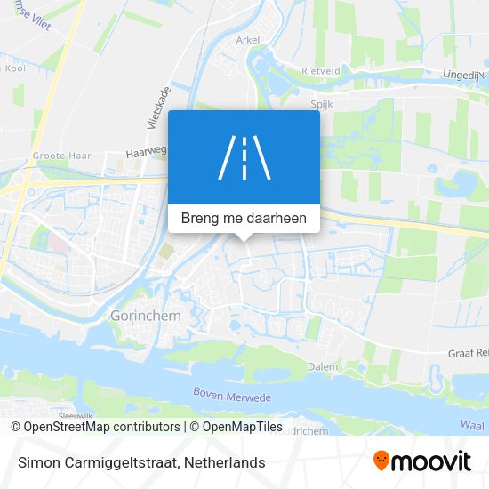 Simon Carmiggeltstraat kaart