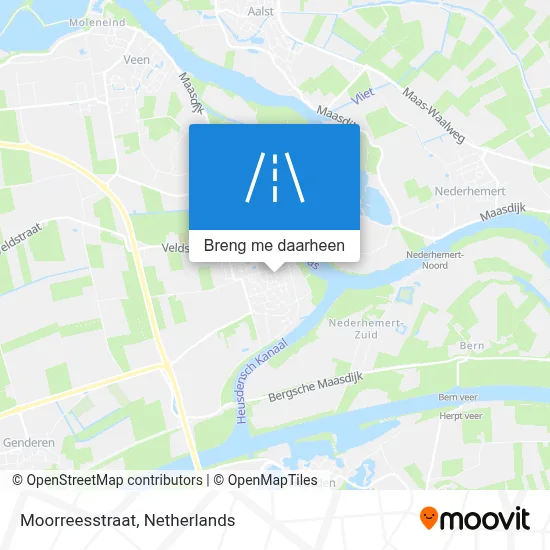 Moorreesstraat kaart