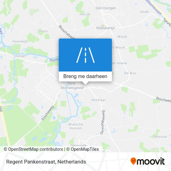 Regent Pankenstraat kaart