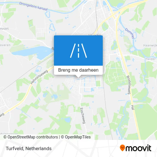 Turfveld kaart