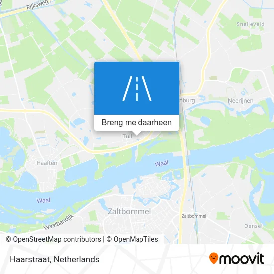 Haarstraat kaart