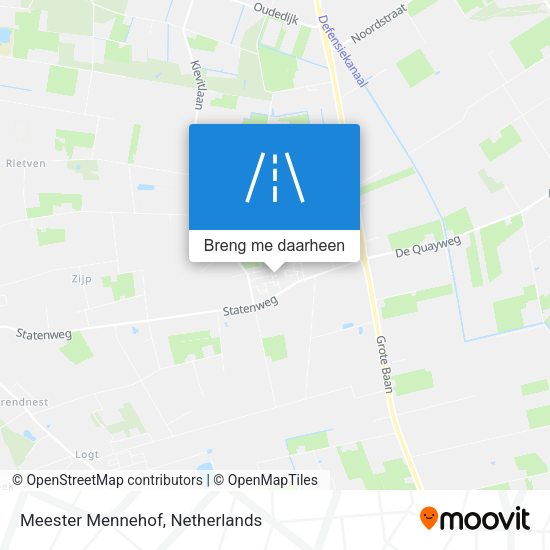 Meester Mennehof kaart