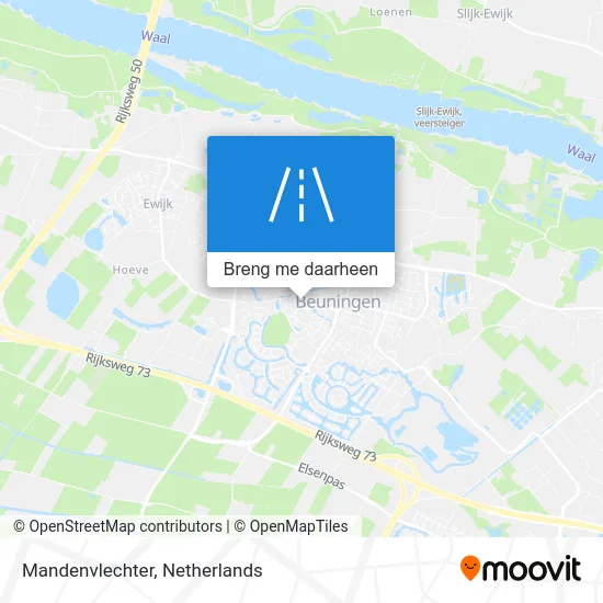 Mandenvlechter kaart