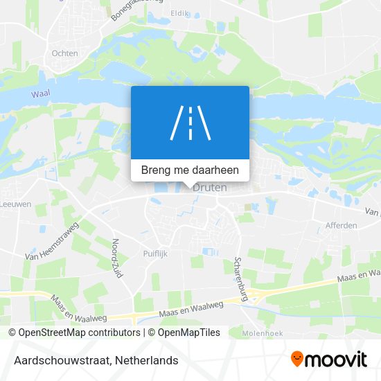 Aardschouwstraat kaart