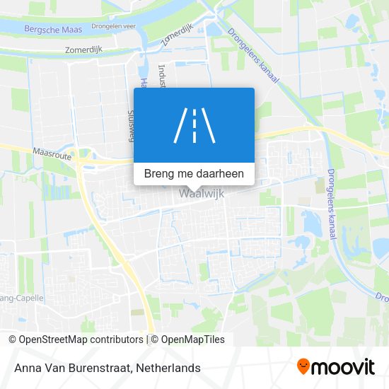 Anna Van Burenstraat kaart
