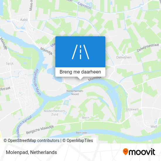 Molenpad kaart