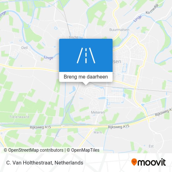 C. Van Holthestraat kaart