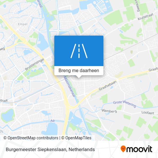 Burgemeester Siepkenslaan kaart