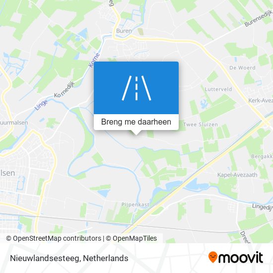 Nieuwlandsesteeg kaart