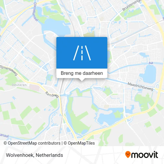 Wolvenhoek kaart