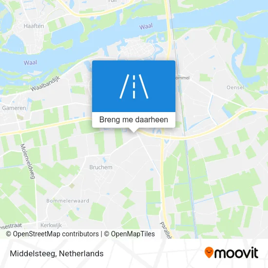 Middelsteeg kaart