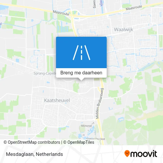 Mesdaglaan kaart
