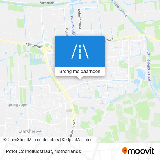 Peter Corneliusstraat kaart