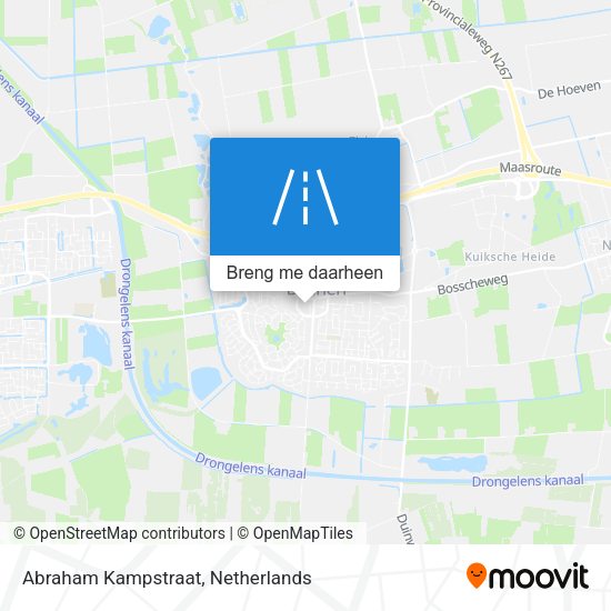 Abraham Kampstraat kaart