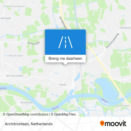 Architronlaan kaart