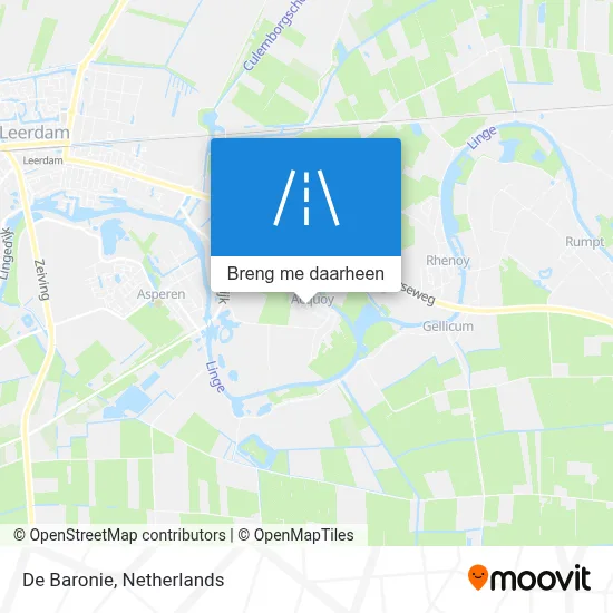 De Baronie kaart