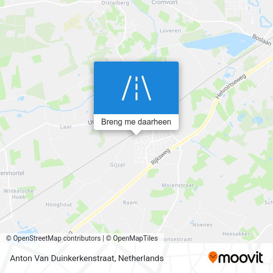 Anton Van Duinkerkenstraat kaart