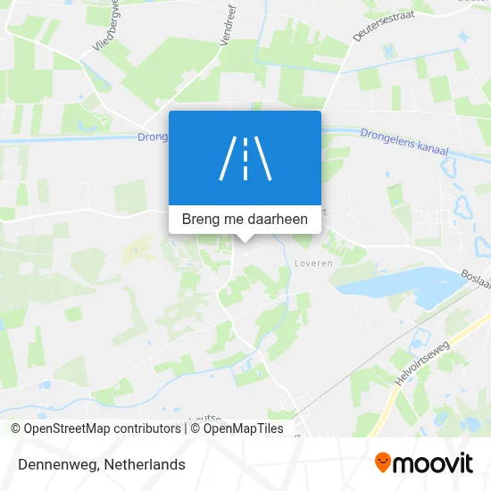 Dennenweg kaart