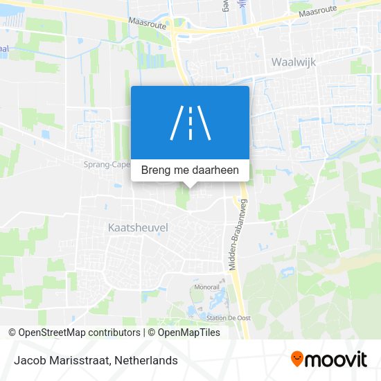 Jacob Marisstraat kaart