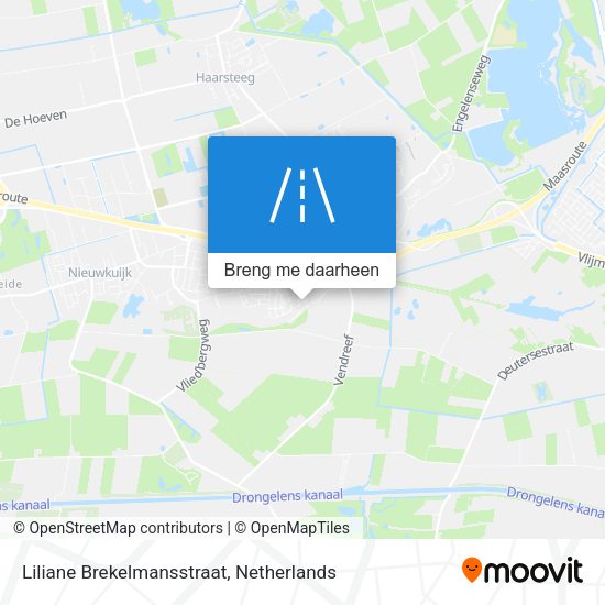 Liliane Brekelmansstraat kaart