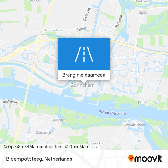 Bloempotsteeg kaart