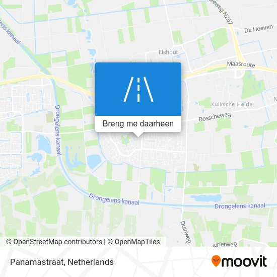 Panamastraat kaart
