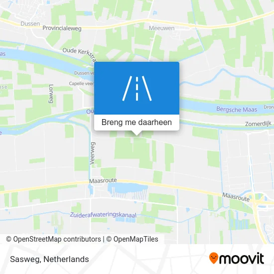 Sasweg kaart