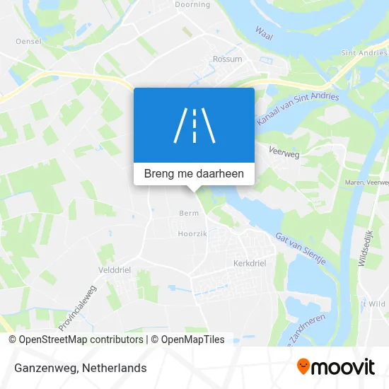 Ganzenweg kaart