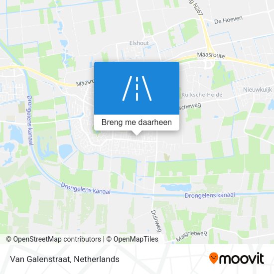 Van Galenstraat kaart
