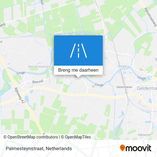 Palmesteynstraat kaart