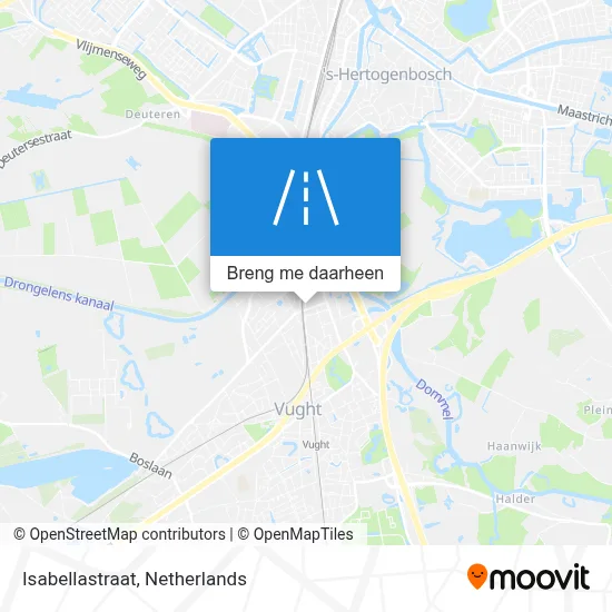 Isabellastraat kaart