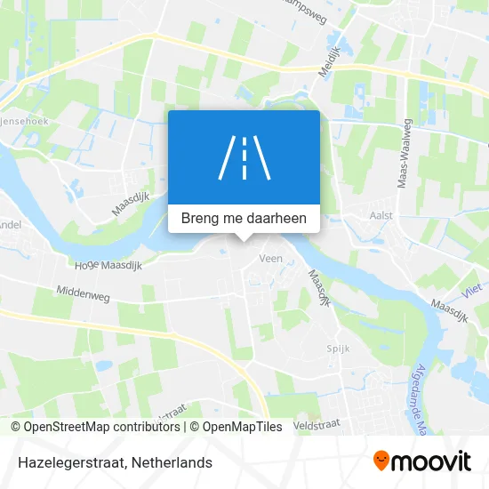 Hazelegerstraat kaart