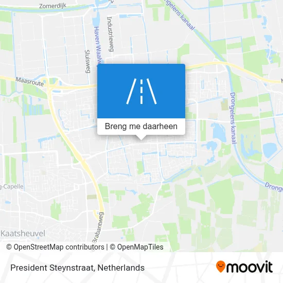President Steynstraat kaart