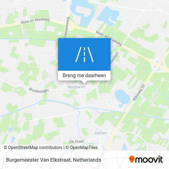 Burgemeester Van Elkstraat kaart